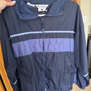 Columbia Women's Navy and Light Blue Jacket